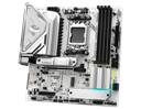 TARJETA MADRE ASROCK B850M STEEL LEGEND WIFI SOCKET AM5 4xDDR5 4xSATA 2xM.2 2xPCIe BLANCO