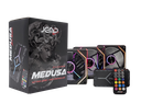 VENTILADOR JEMIP MEDUSA KIT 3 EN 1+HUB+CONTROL REMOTO/ARGB+PWM/1600RPM/3x12CM NEGRO