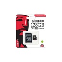 MEMORIA MICRO SD 128GB KINGSTON 80MB/s