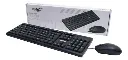 COMBO TECLADO MOUSE JEMIP OFFICE C033 1000DPI 3 BOTONES USB NEGRO