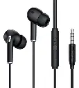 AUDIFONOS ALAMBRICOS DEEP BASS 3.5MM 1HORA BLACK AUT123N