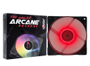 VENTILADOR JEMIP ARCANE REVERSE ARGB+PWM 1600RPM 12CM NEGRO