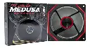 VENTILADOR JEMIP MEDUSA REVERSE ARGB+PWM 1600RPM 12CM NEGRO