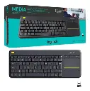 TECLADO LOGITECH MEDIA K400 PLUS INALAMBRICO TOUCHPAD INTEGRADO USB NEGRO