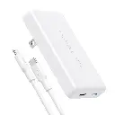 CARGADOR DE TELEFONO GAR323B 65W 1MT CABLE TIPO C BLANCO 1HORA