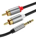 CABLE RCA 3.5MM 3M METAL 13670