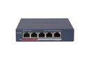 DS-3E1105P-EI/M Switch Monitoreable PoE+/4 puertos 100 Mbps/1 Puerto 100 Mbps Uplink/PoE hasta 250 Metros/60W 