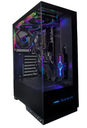 CASE JEMIP GAMING BASTION DIGITAL ATX/ 2xUSB TIPO C/ HD AUDIO 3xFAN ARGB PWM HUB+CONTROL LATERAL VIDRIO TEMPLADO NEGRO