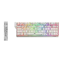 TECLADO MARVO KG965W WHITE SABER 65W WIRELESS