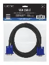 CABLE UNNO TEKNO VGA CB4016BK 15 PINES 1.8M MACHO-MACHO