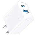 CUBO CARGADOR DE TELEFONO TIPO A+C PD20W CARGA RAPIDA GAR161 BLANCO 1HORA