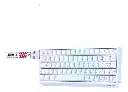 Teclado Fantech Atom HE68 PRO MK922 Inalambrico (Blanco) SW_Esmeralda 