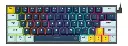Teclado Fantech Atom63 MK874v2 Cableado (Azul Navy) SW_Taro 