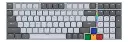 Teclado Fantech Max Fit AIR99 MK916 Inalambrico (Gris) SW_Rojo