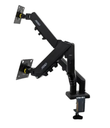 BASE DE ESCRITORIO JEMIP ELITE STAND DOBLE BRAZO ARTICULABLE PARA MONITOR HASTA 32" BLANCO