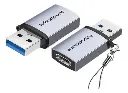 ADAPTADOR USB MACHO A TP C HEMBRA 10GBPS MINDPURE