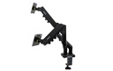 BASE DE ESCRITORIO JEMIP ELITE PLUS DOBLE BRAZO ARTICULABLE PARA MONITOR HASTA 32" 10KG NEGRO