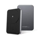 POWERBANK ARGOMTECH MAGNETIC 10000mAh MS10 ALUMINIO 15W Gris ARG-PB-1162SL