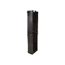 Organizador Value Vertical doble de 45UR, Fabricado en Acero Laminado en Frio, 4in (152mm) de Ancho VCM1A-04D-1-45